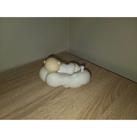 Precious Moments Safe In The Arms Of Jesus 521922 Porcelain Figurine 1992 5" - Picture 3 of 5